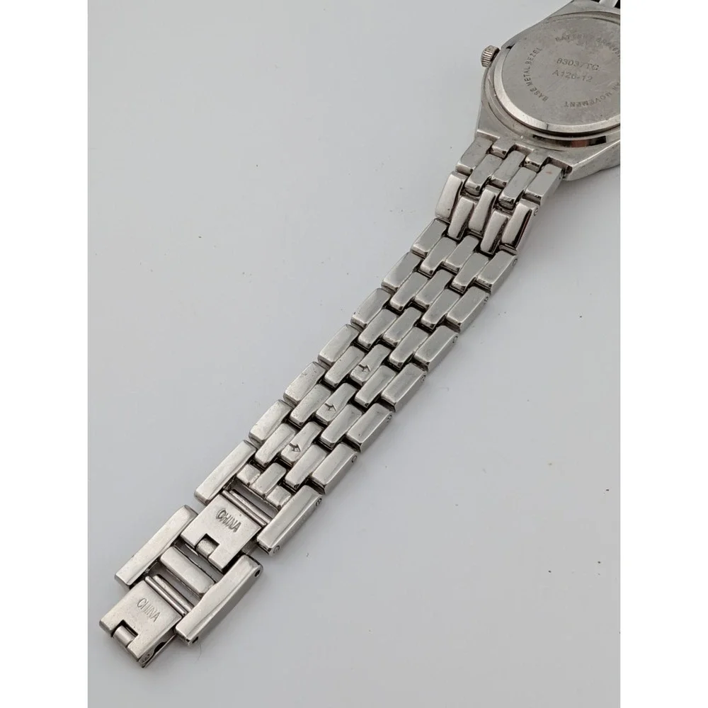 Women's Watch 28mm Case Rhinestones Rose Gold/Silver 7.5
